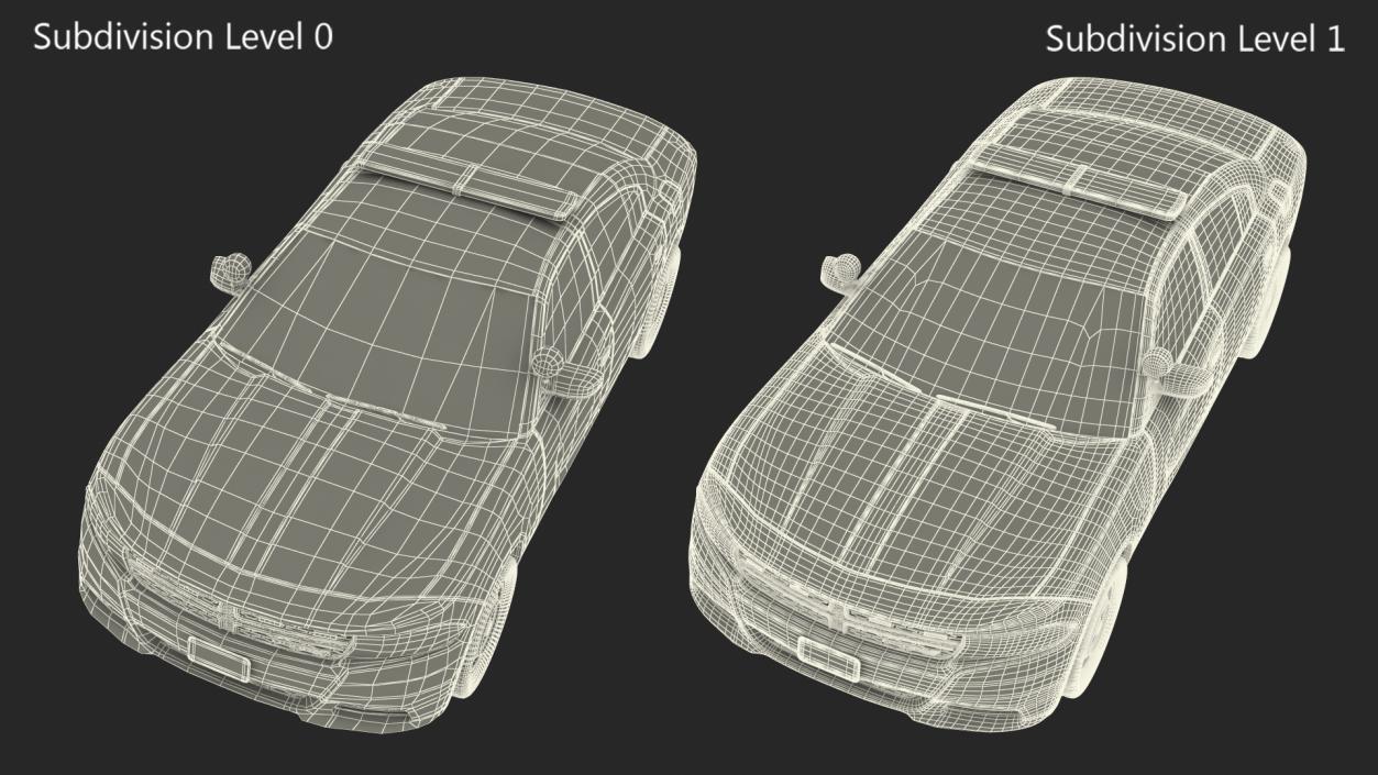 3D Dodge Charger Pursuit 2015 Rigged model