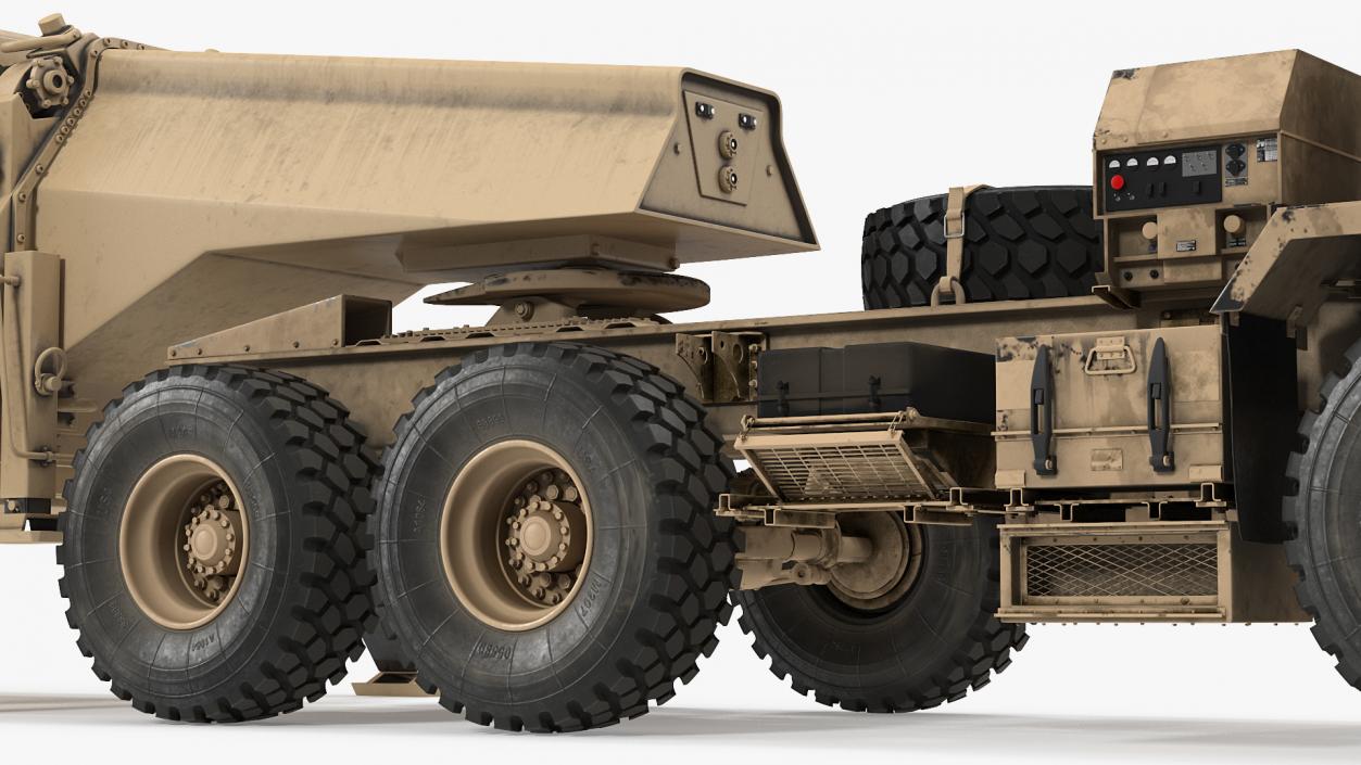 3D M983 Tractor with TPY2 XBand Radar Desert