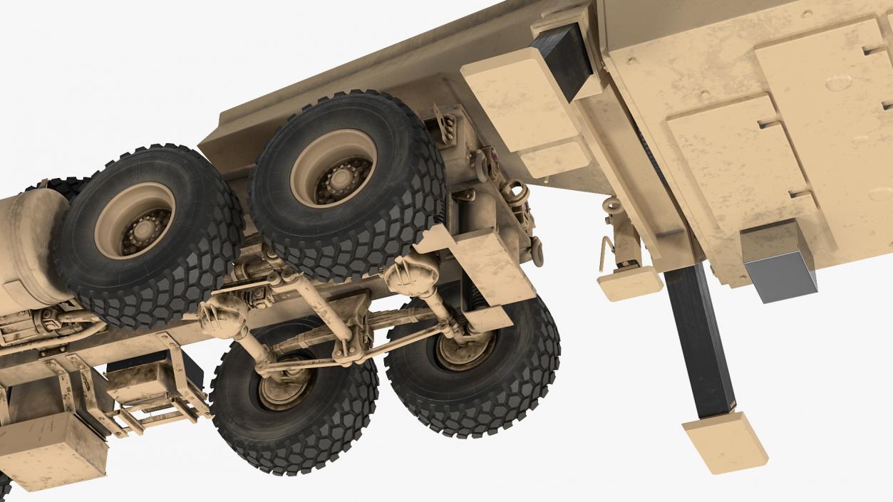 3D M983 Tractor with TPY2 XBand Radar Desert