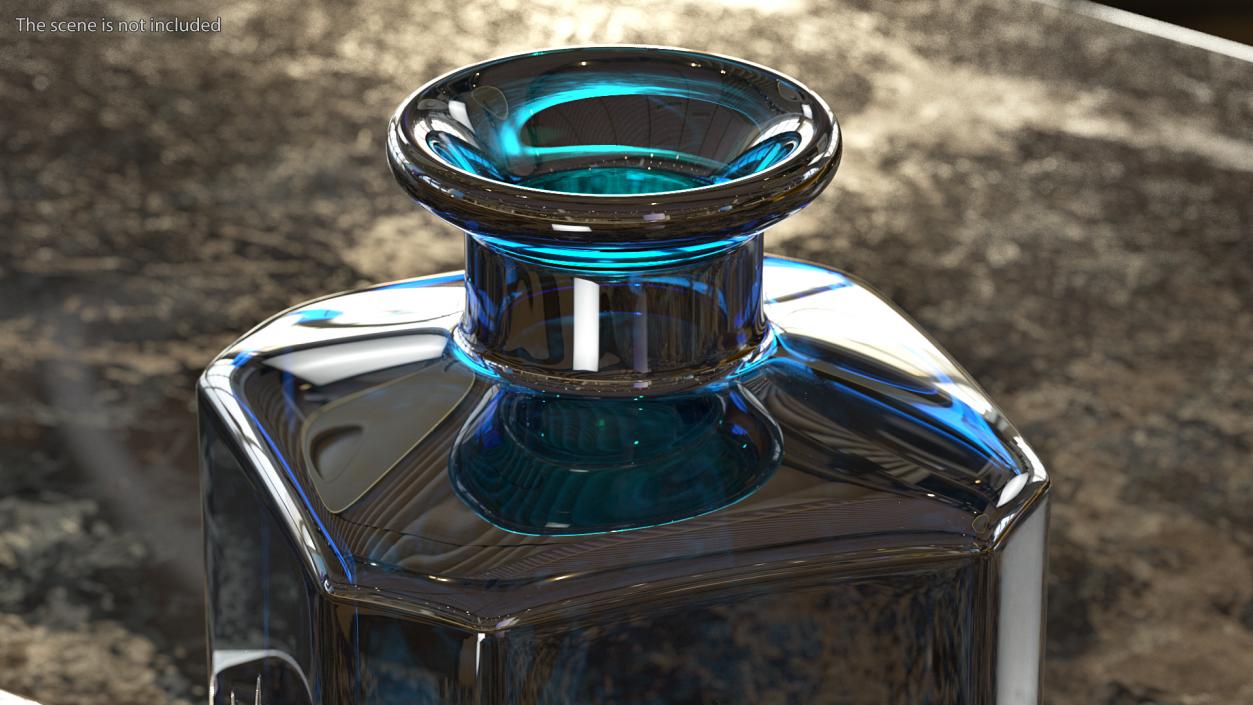 3D model Glass Decanters with Alcoholic Drinks Collection 2