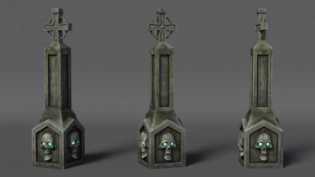 Halloween Tombstone 3D model