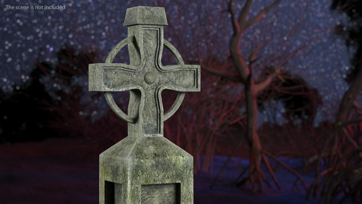 Halloween Tombstone 3D model