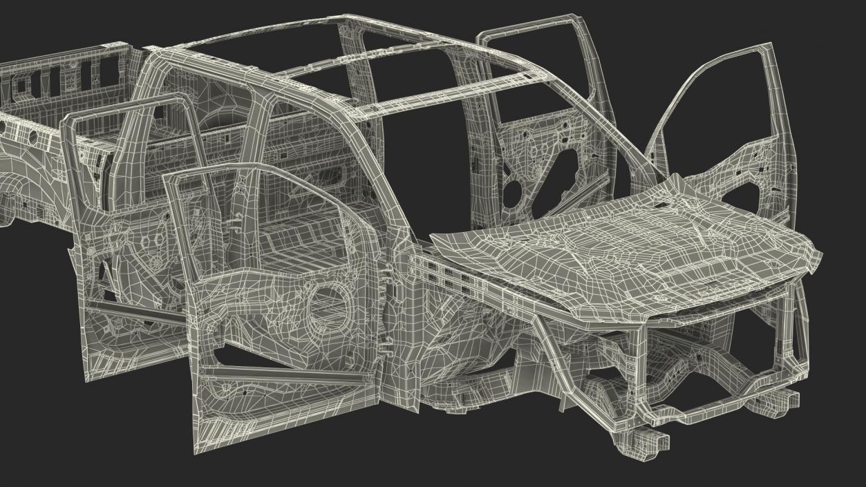 3D Car Frame Pickup