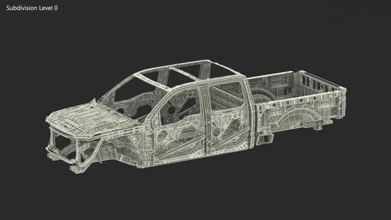 3D Car Frame Pickup