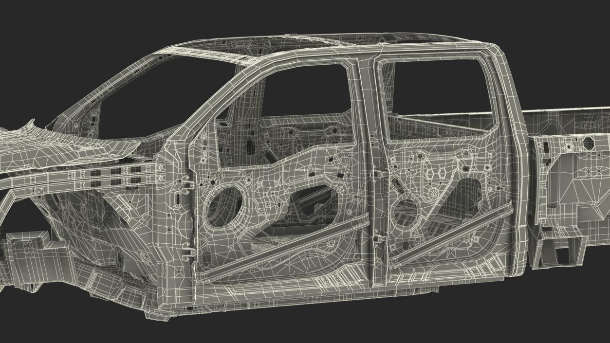 3D Car Frame Pickup