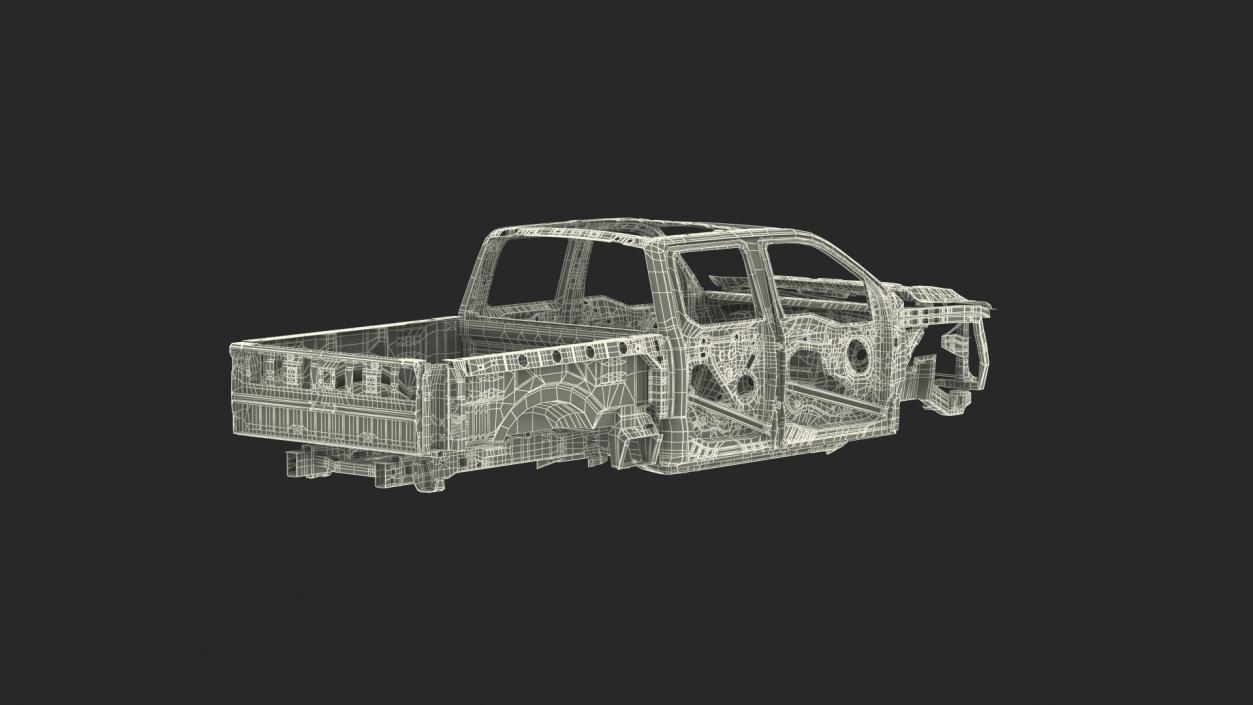 3D Car Frame Pickup