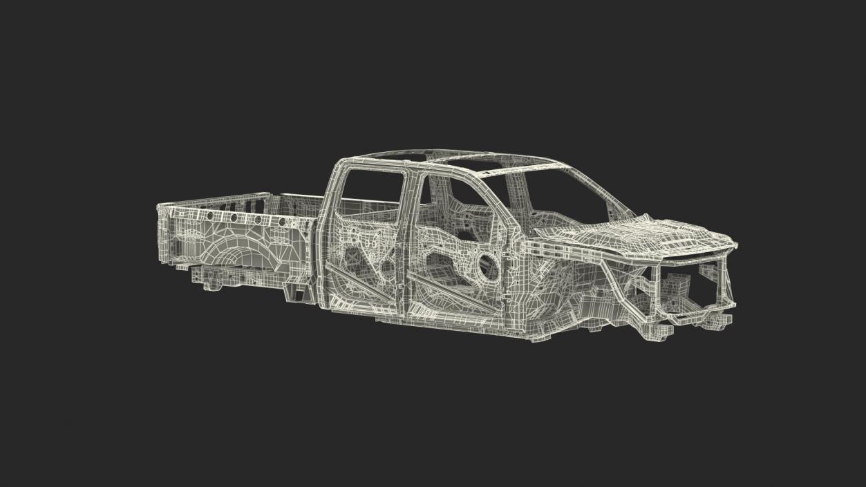 3D Car Frame Pickup