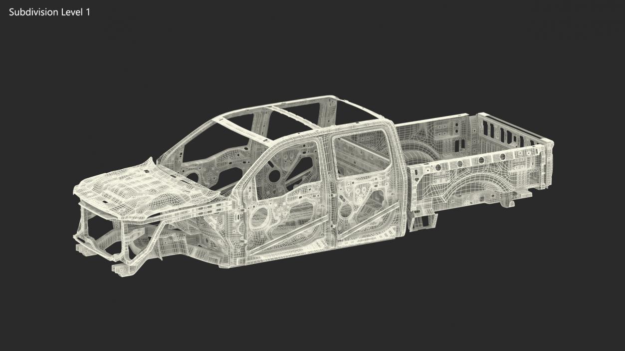 3D Car Frame Pickup