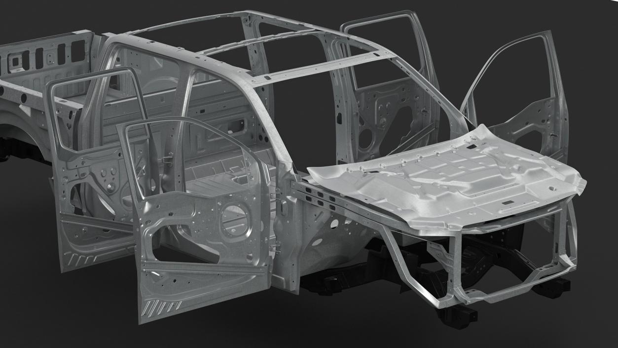 3D Car Frame Pickup