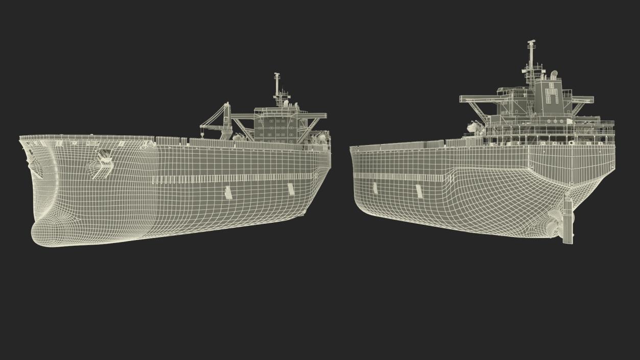 3D model Unladen Cargo Tanker