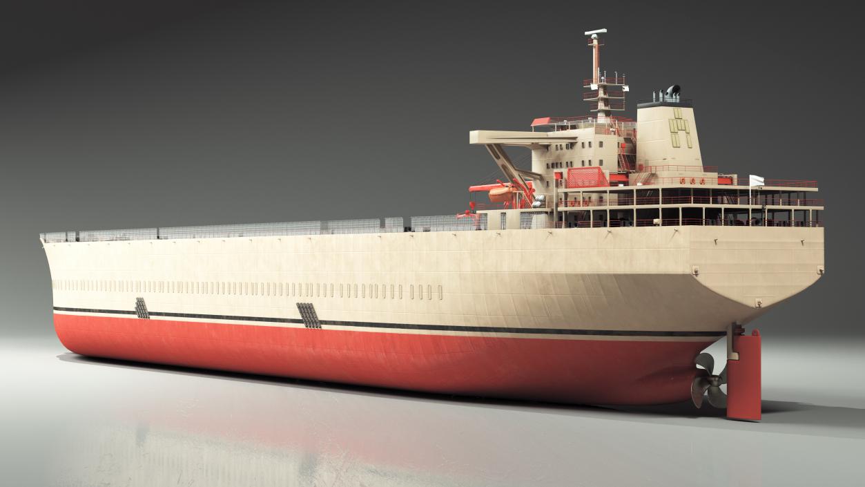 3D model Unladen Cargo Tanker