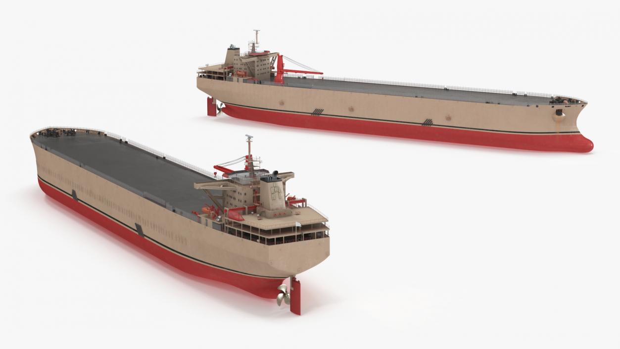 3D model Unladen Cargo Tanker