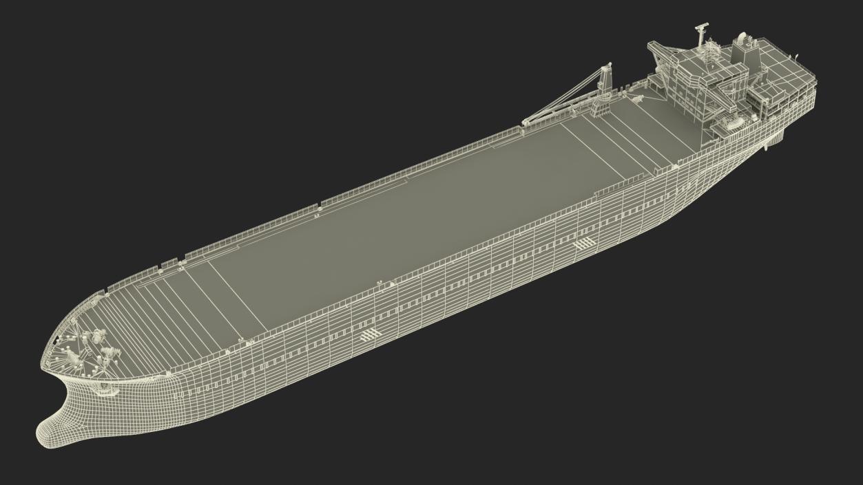 3D model Unladen Cargo Tanker