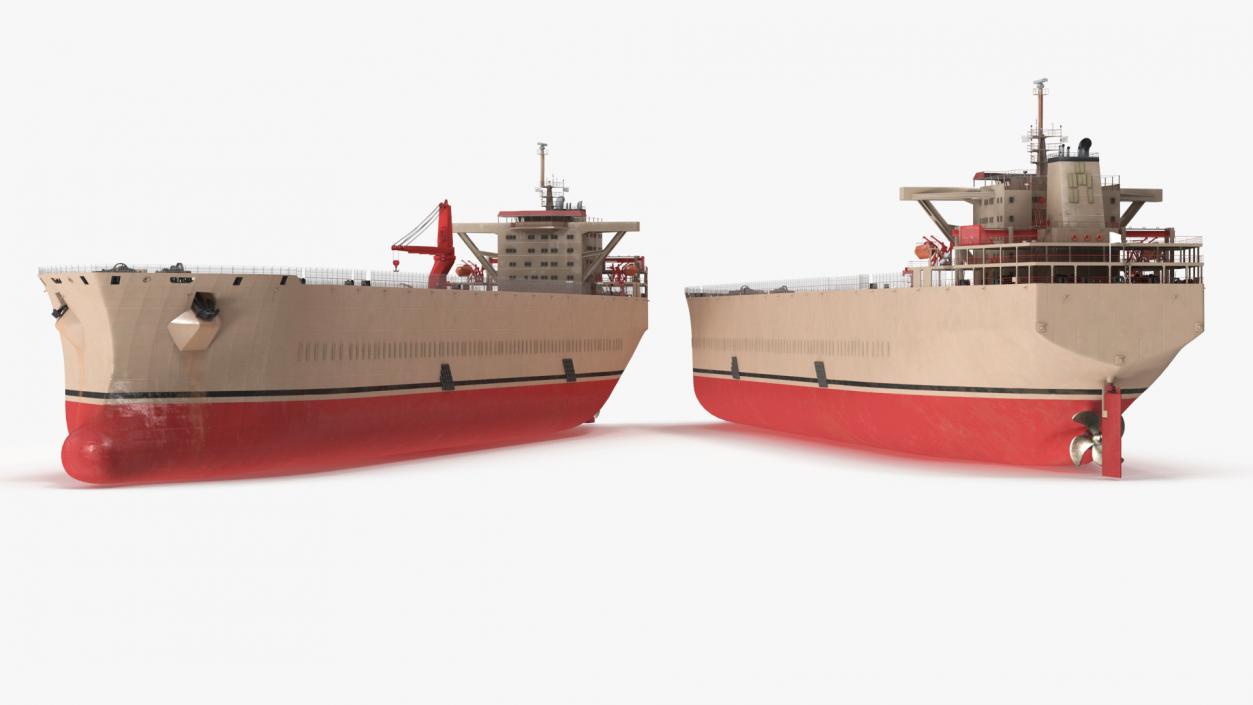 3D model Unladen Cargo Tanker