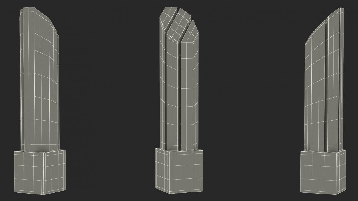 3D Silver Trophy model