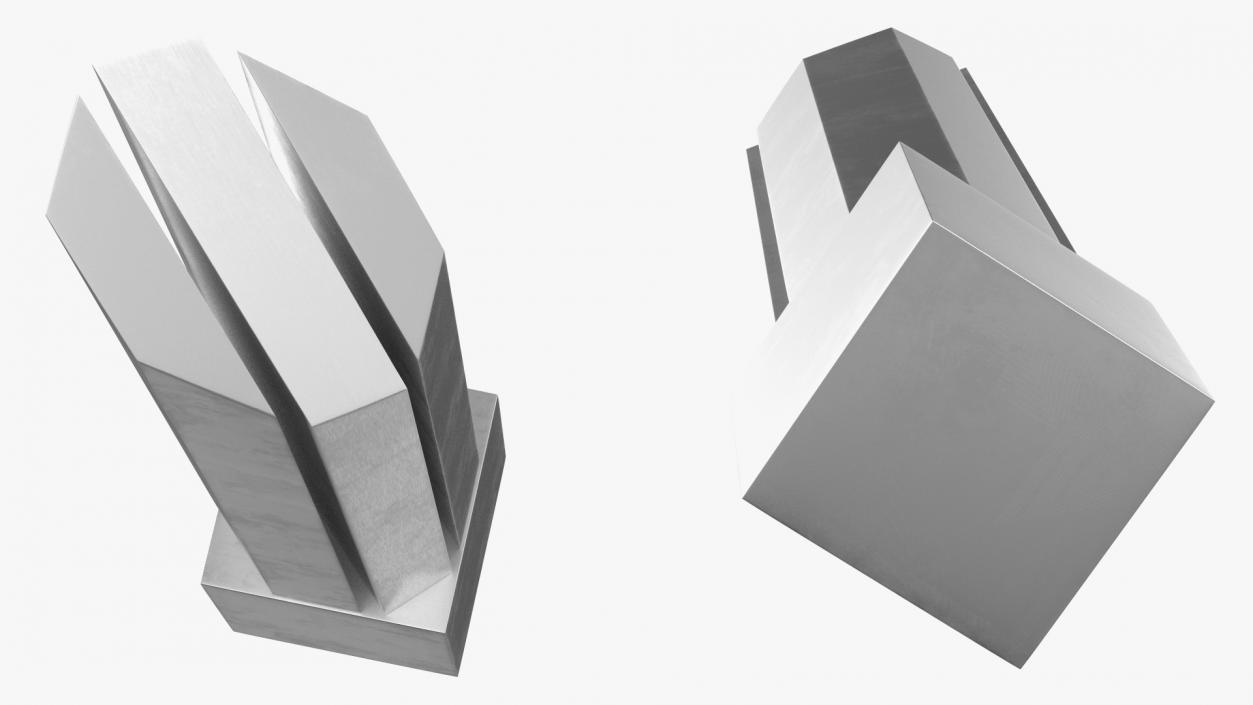 3D Silver Trophy model