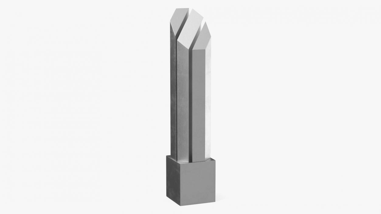 3D Silver Trophy model