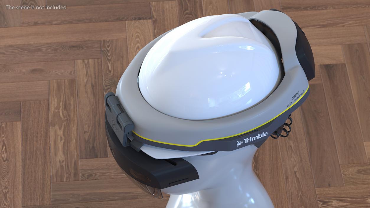 3D model Trimble XR10 HoloLens 2 Helmet