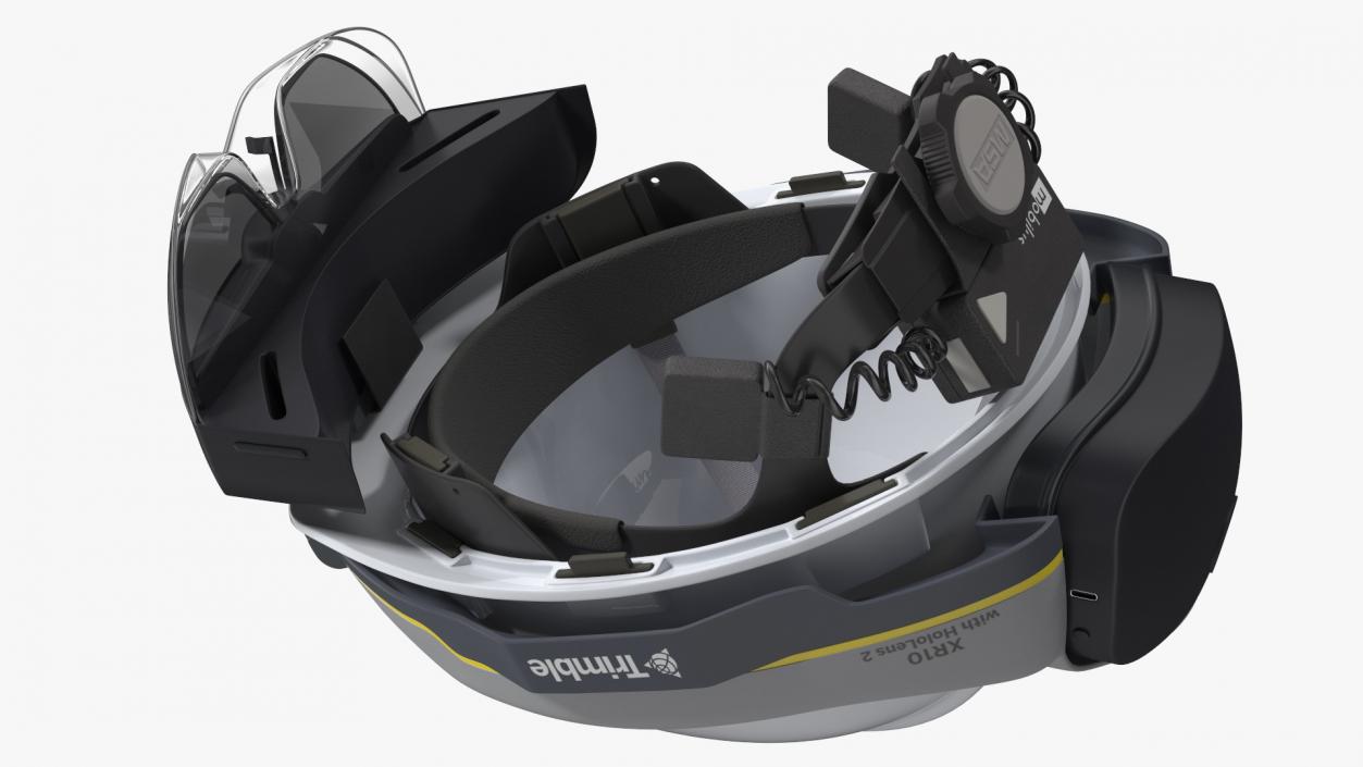 3D model Trimble XR10 HoloLens 2 Helmet