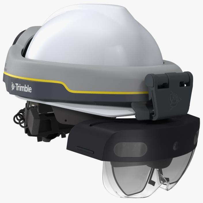 3D model Trimble XR10 HoloLens 2 Helmet