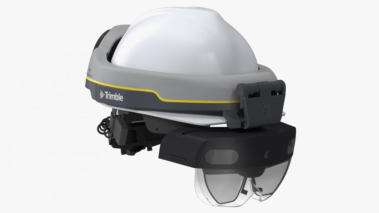 3D model Trimble XR10 HoloLens 2 Helmet