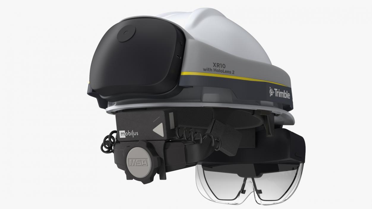 3D model Trimble XR10 HoloLens 2 Helmet