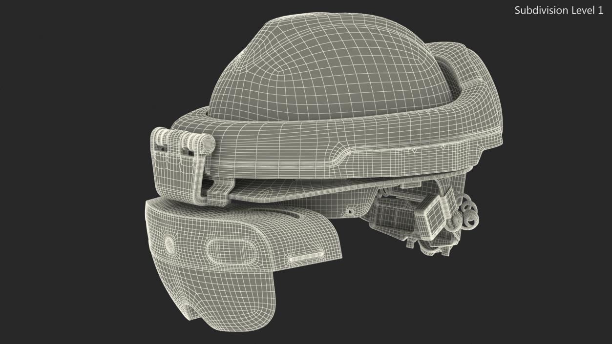 3D model Trimble XR10 HoloLens 2 Helmet