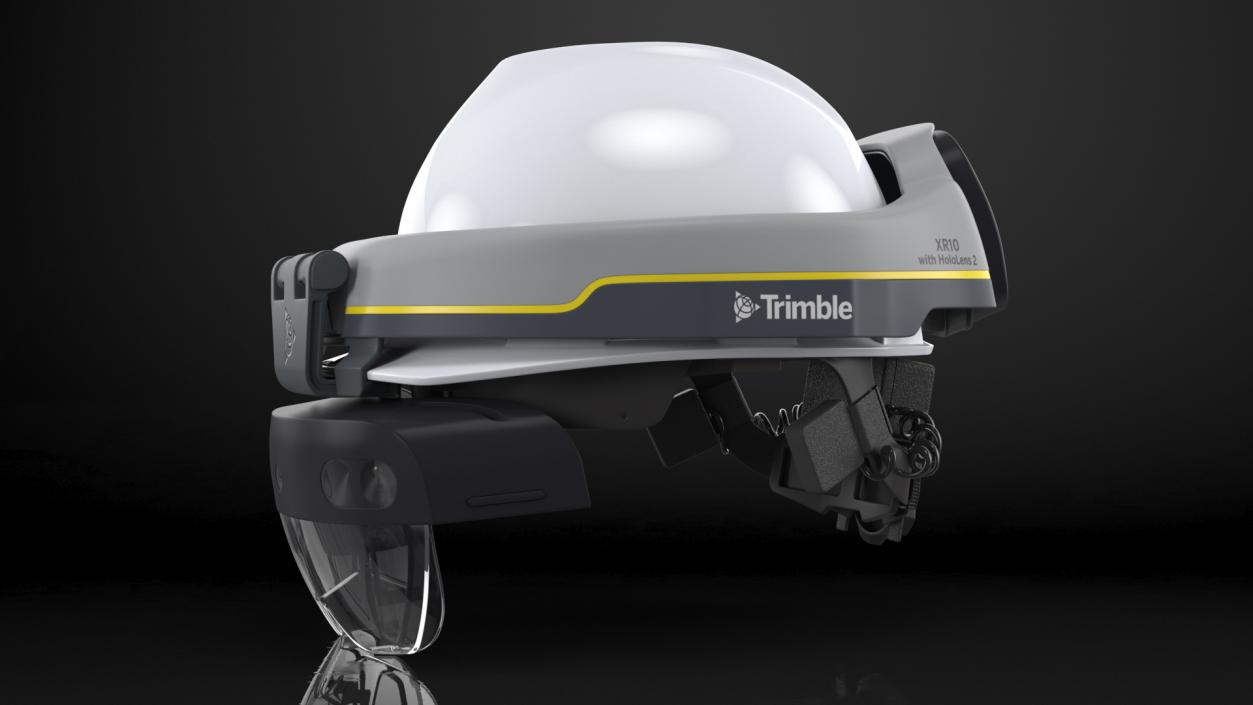 3D model Trimble XR10 HoloLens 2 Helmet