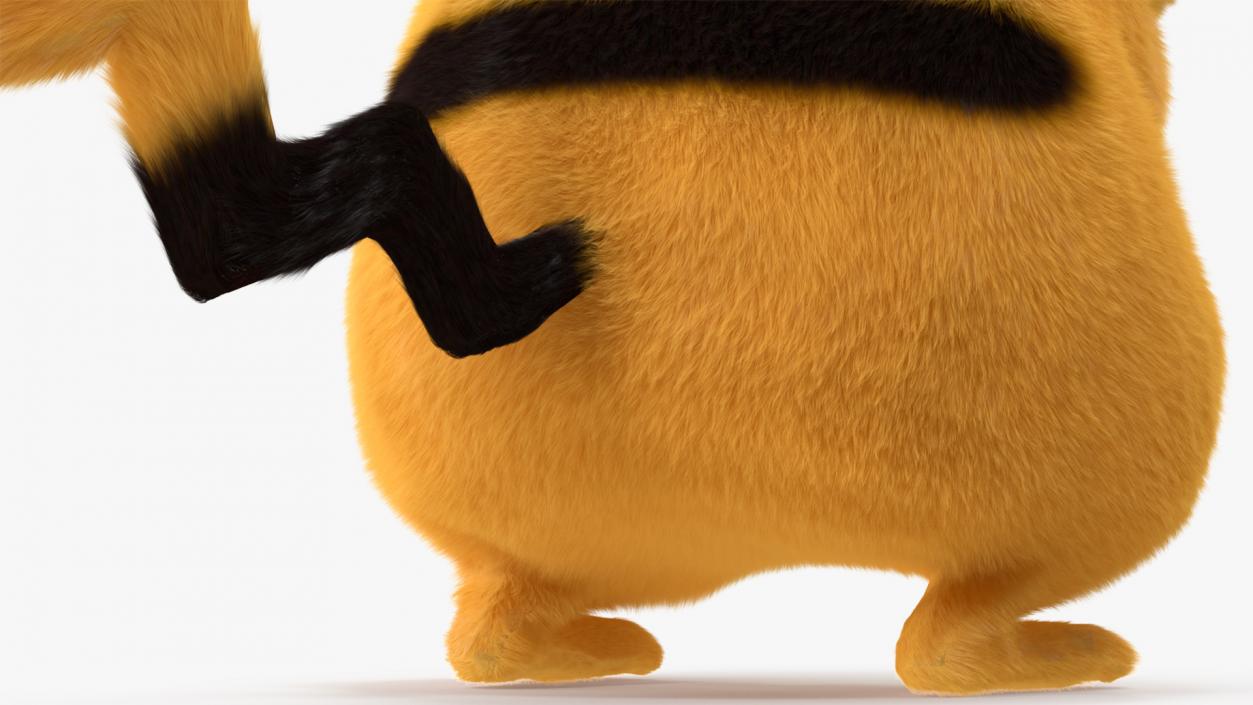 3D model Pikachu Character Sad Fur