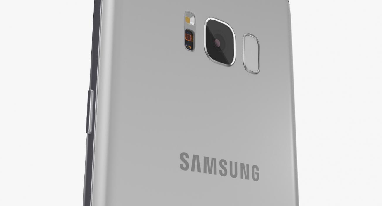 3D Samsung Galaxy S8 Plus Arctic Silver