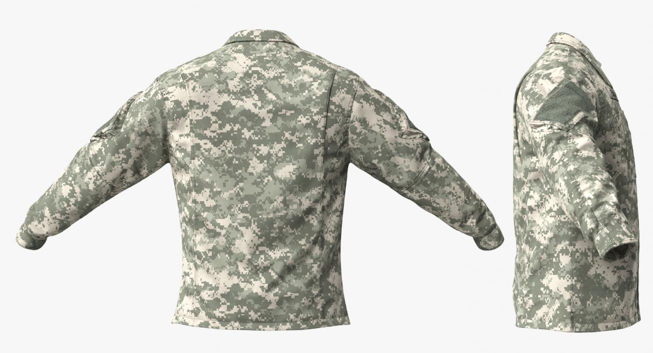 3D US Army ACU Jacket model