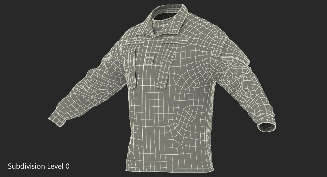 3D US Army ACU Jacket model