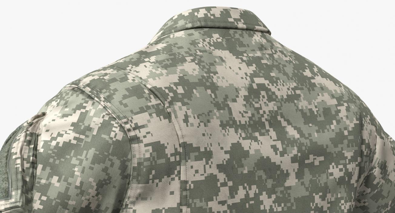 3D US Army ACU Jacket model