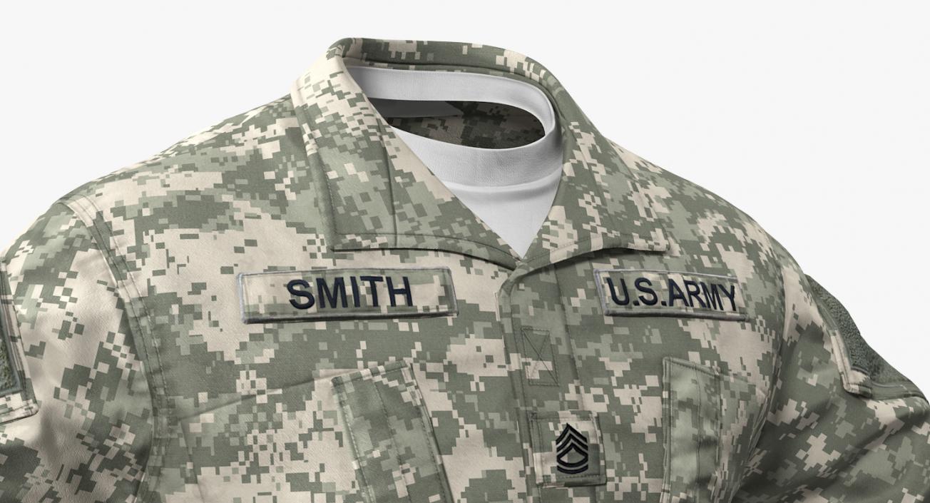 3D US Army ACU Jacket model