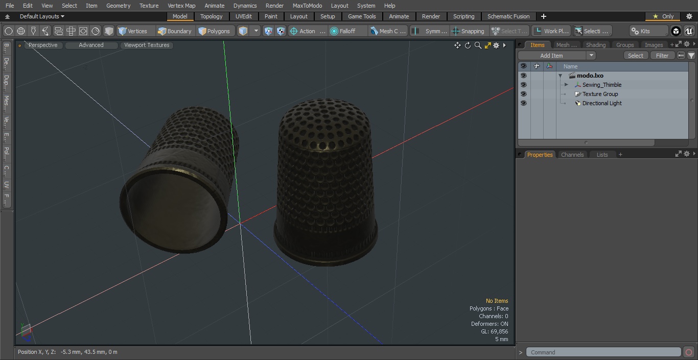 Sewing Thimble 3D model