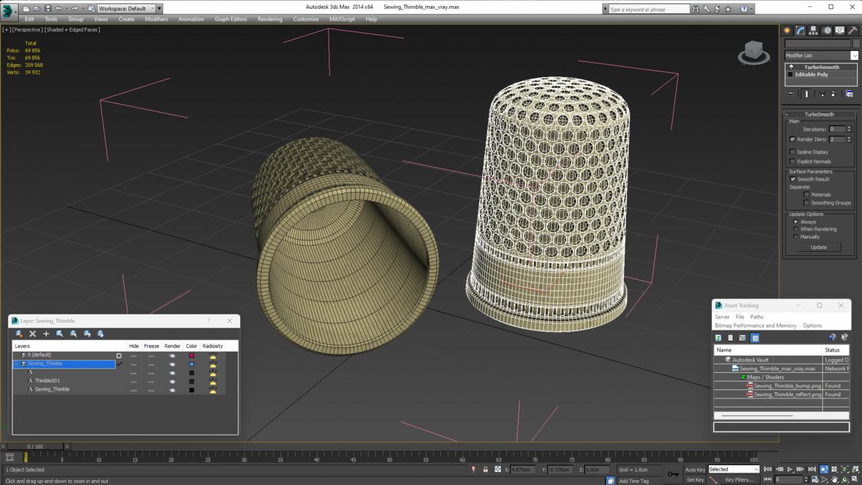 Sewing Thimble 3D model