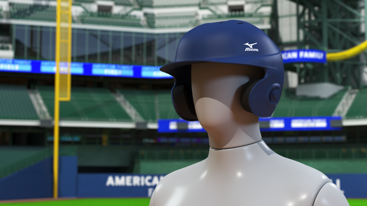 Mizuno Baseball Helmet 3D