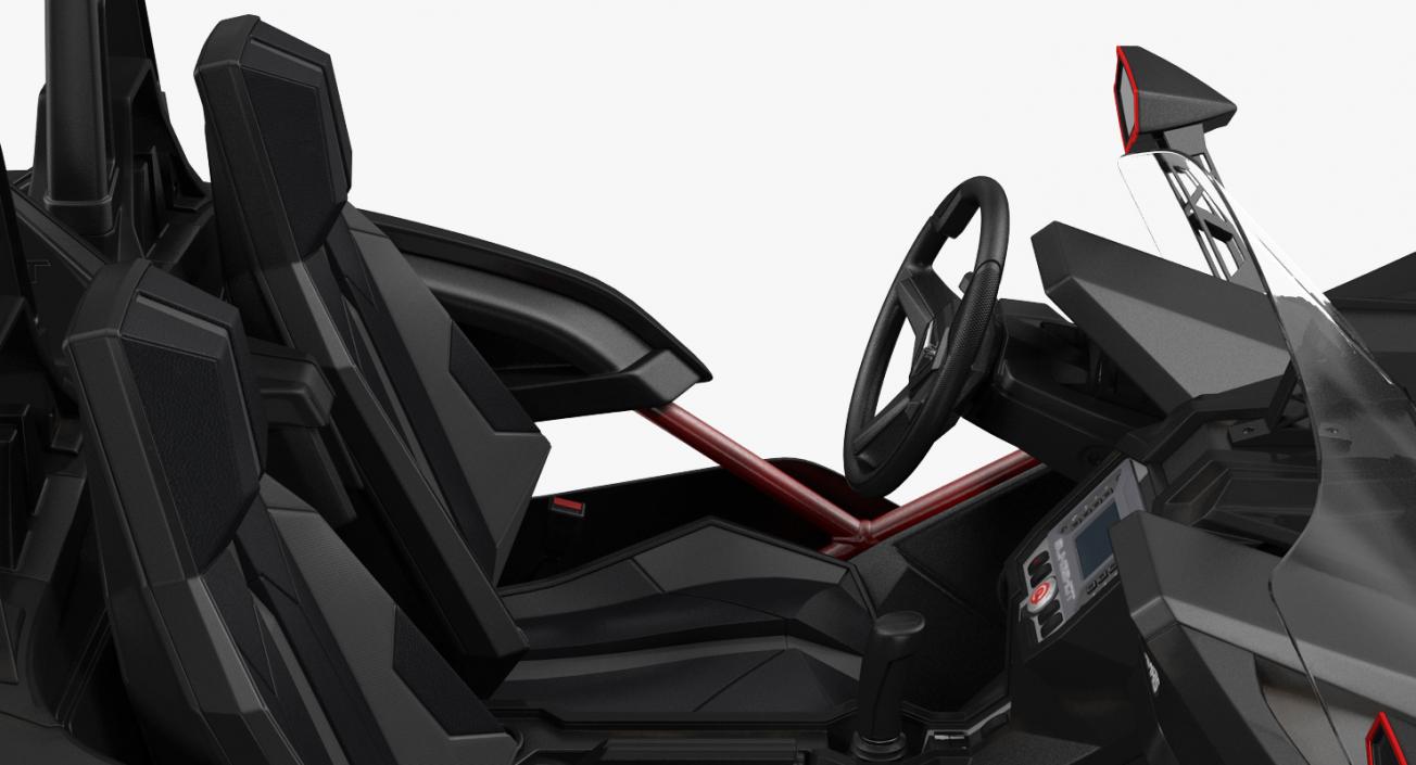 3D model Polaris Slingshot Trike Rigged