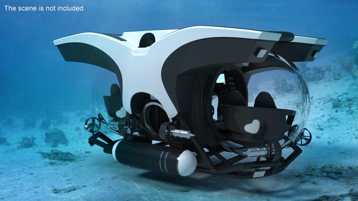 3D Tourist Deep Sea Submarine