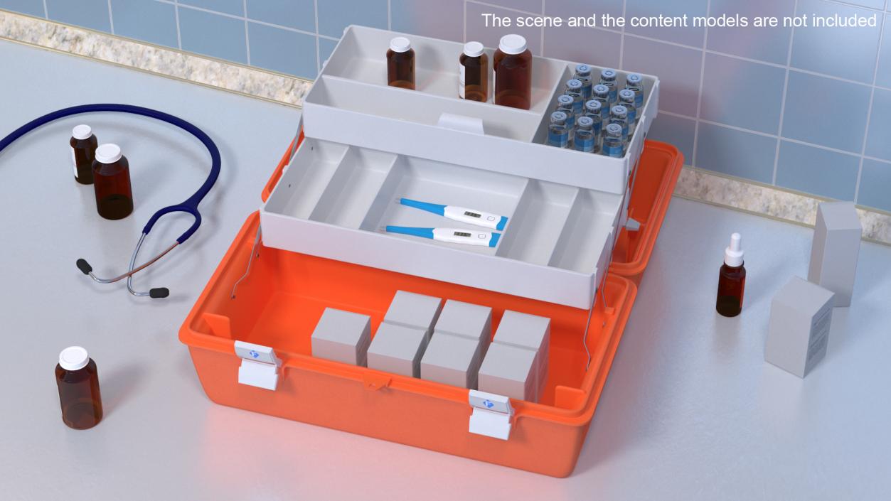 3D Flambeau Paramedic Box Exploded View