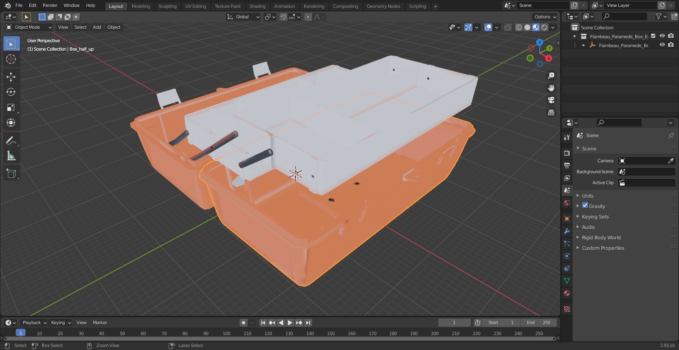 3D Flambeau Paramedic Box Exploded View