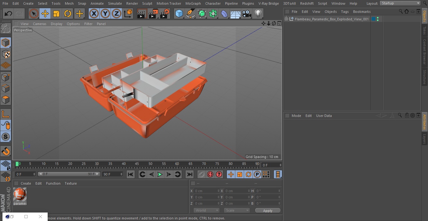 3D Flambeau Paramedic Box Exploded View