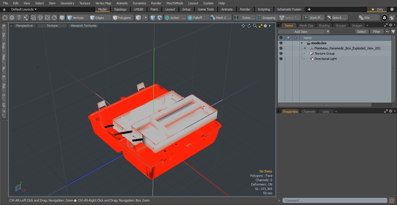 3D Flambeau Paramedic Box Exploded View