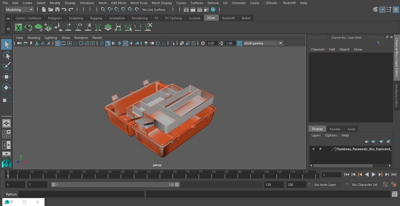 3D Flambeau Paramedic Box Exploded View