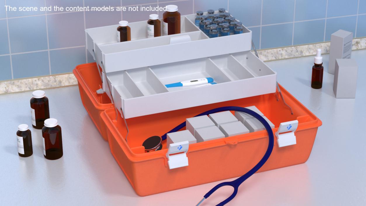 3D Flambeau Paramedic Box Exploded View