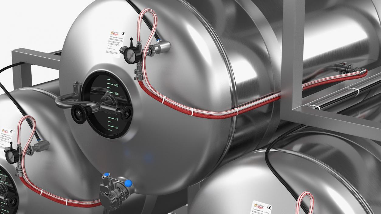 3D model Impiantinox Easybrau Velo Inliner Beer Tank System