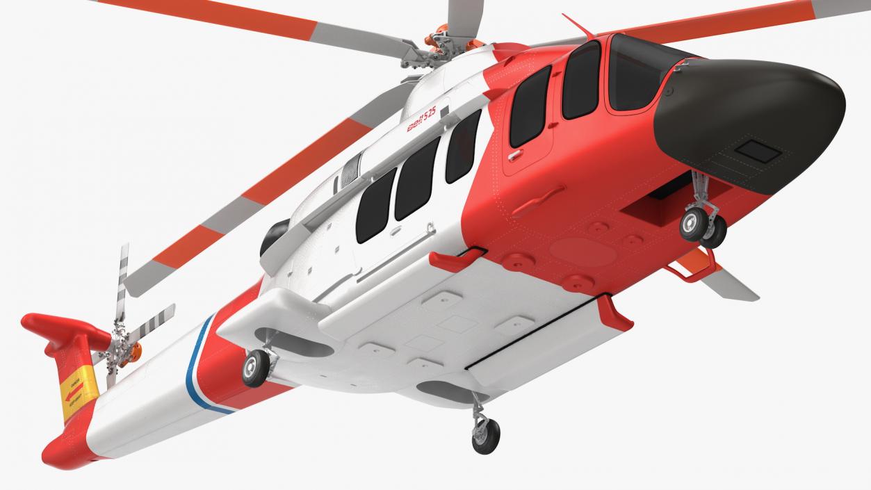 3D model Bell 525 Relentless Paramedic Helicopter