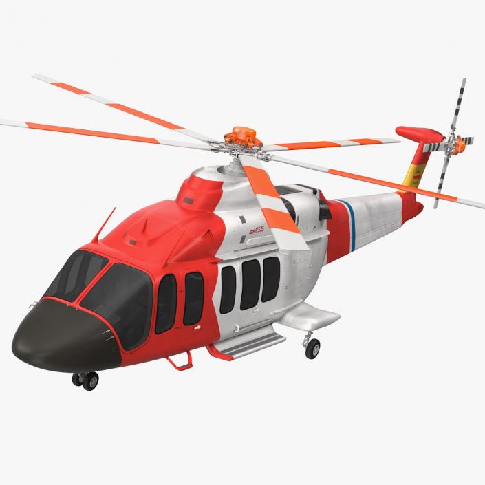 3D model Bell 525 Relentless Paramedic Helicopter