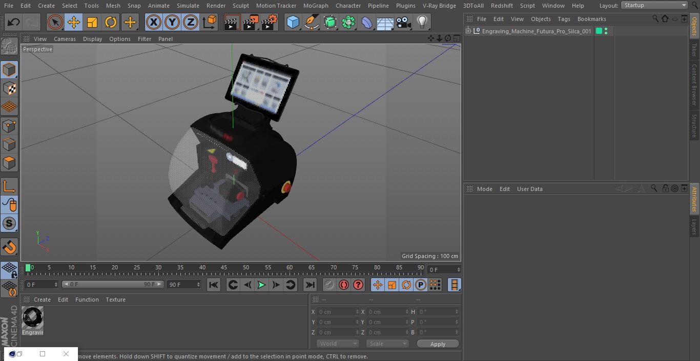 Engraving Machine Futura Pro Silca 3D model