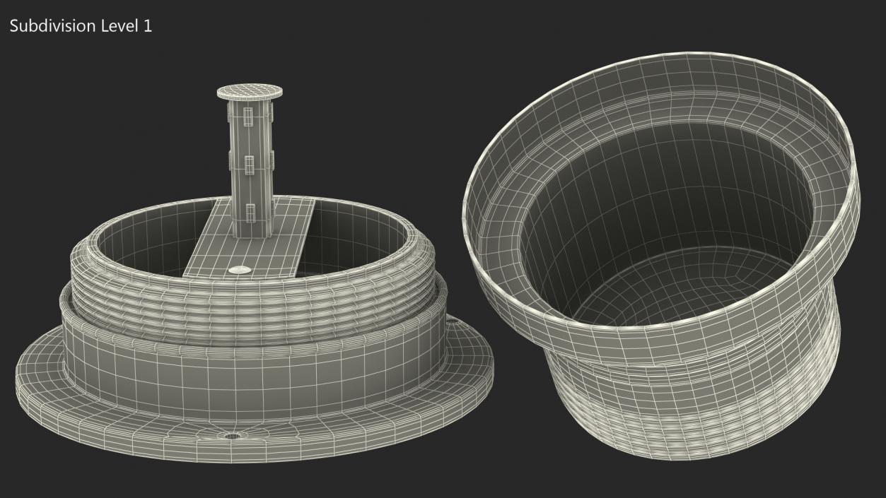 LED Beacon Transparent 3D